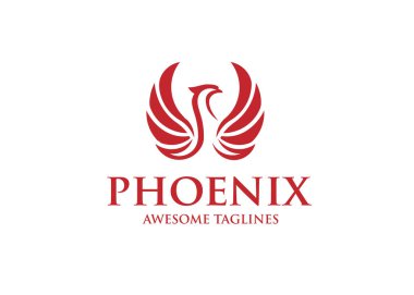 En iyi Anka kuşu logosu tasarımı, lüks anka kuşu logosu, Phoenix vektör logosu