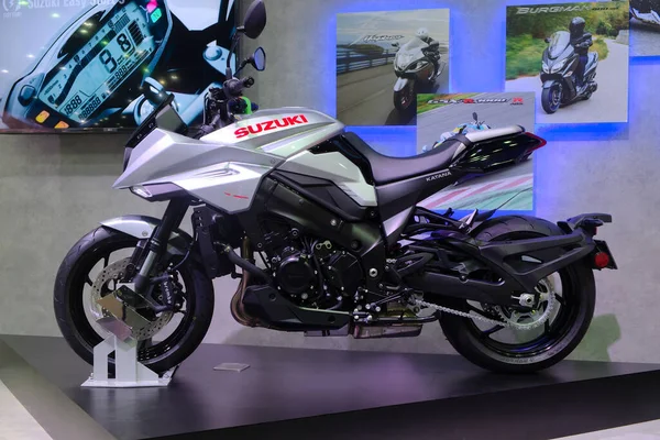 16 Temmuz 2020: Suzuki Katana 14 - 26 Temmuz 2020 tarihlerinde Bangkok Uluslararası Otomobil Fuarı 'nda Impact Challenger Muang Thong Thani' de sergileniyor