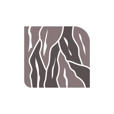 Ağaç logosu yapı katmanları orman ağacı kabuğu vektör şablonu