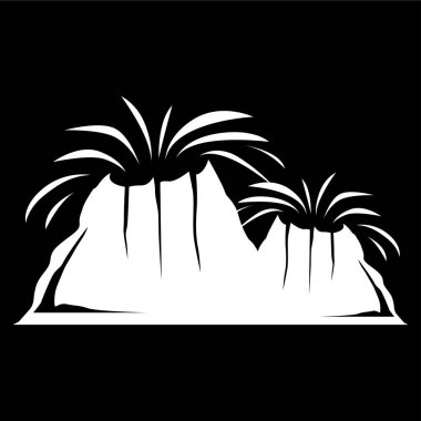 Volkan logosu tasarımı ilham verici doğal manzara volkan patlaması dağ zarifliği