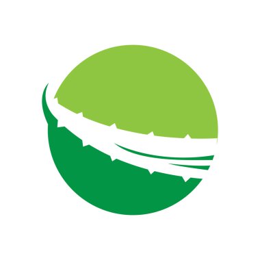 aloe vera logo kozmetik tasarımı basit yeşil bitki sağlığı sembolü çizimi