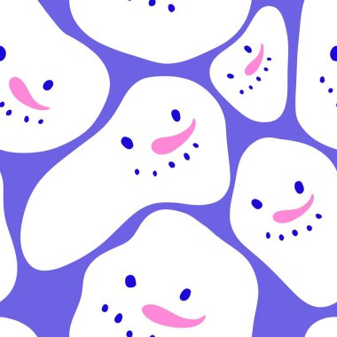 Kardan adam desenli Noel kardan adam desenli ambalajlar, kumaşlar, çarşaflar, çocuk giysileri baskısı, parti aksesuarları ve yeni yıl paketleri. Yüksek kaliteli illüstrasyon