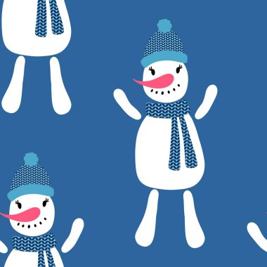 Kardan adam desenli Noel kardan adam desenli ambalajlar, kumaşlar, çarşaflar, çocuk giysileri baskısı, parti aksesuarları ve yeni yıl paketleri. Yüksek kaliteli illüstrasyon