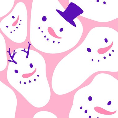 Kardan adam desenli Noel kardan adam desenli ambalajlar, kumaşlar, çarşaflar, çocuk giysileri baskısı, parti aksesuarları ve yeni yıl paketleri. Yüksek kaliteli illüstrasyon