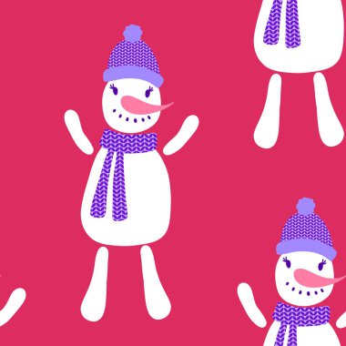 Kardan adam desenli Noel kardan adam desenli ambalajlar, kumaşlar, çarşaflar, çocuk giysileri baskısı, parti aksesuarları ve yeni yıl paketleri. Yüksek kaliteli illüstrasyon