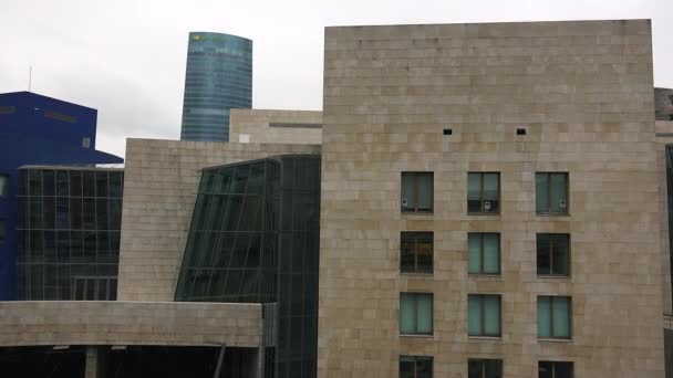 Bilbao Spagna Circa 2017 Guggenheim Museum Bilbao Museo Arte Moderna — Video Stock