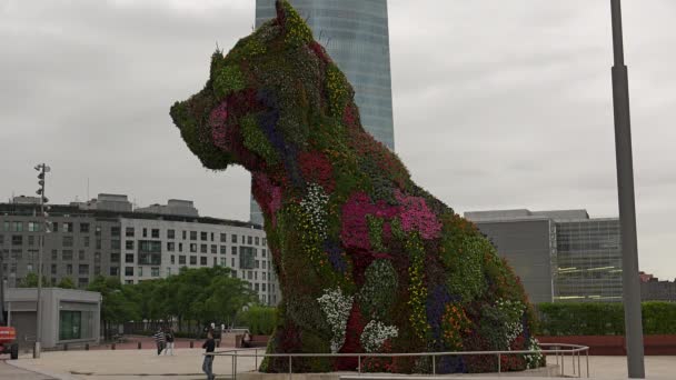 Bilbao Spagna Circa 2017 Guggenheim Museum Bilbao Museo Arte Moderna — Video Stock