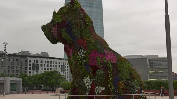 Bilbao Espanha Circa 2017 Museu Guggenheim Bilbao Museu Arte Moderna — Vídeo de Stock