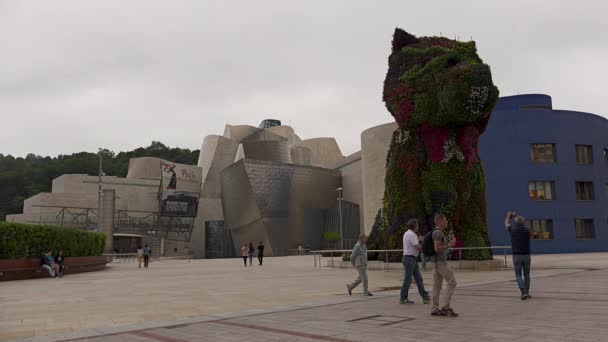 Bilbao Espagne Circa 2017 Musée Guggenheim Bilbao Est Musée Art — Video