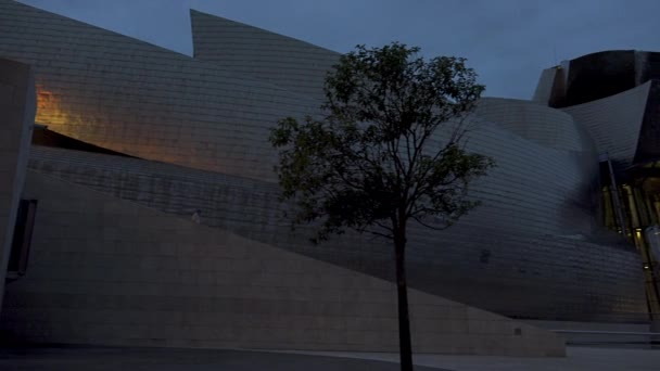 Bilbao España Circa 2017 Museo Guggenheim Bilbao Museo Arte Moderno — Vídeos de Stock