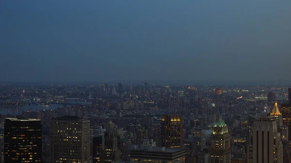 New York Stati Uniti Veduta Aerea Del Centro Manhattan Dei — Foto Stock