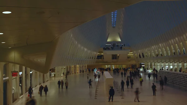 New York City Verenigde Staten Futuristische Vorm Van Oculus Transportation — Stockfoto