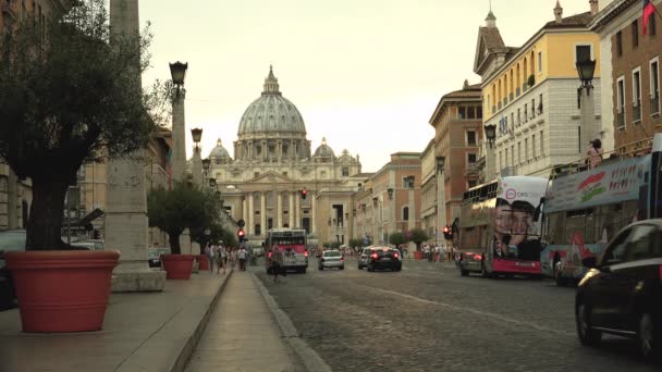 Vatican Circa 2019 Rome Italy Vatican Peters Basilica Vatican City — Stockvideo