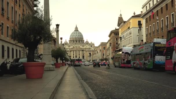 Vatican Circa 2019 Rome Italy Vatican Peters Basilica Vatican City — Stock Video