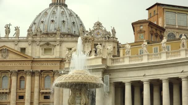 Βατικανό Γύρω Στο 2019 Ρώμη Ιταλία Βατικανό Και Βασιλική Του — Αρχείο Βίντεο
