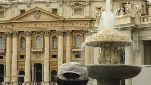 Ватикан Близько 2019 Рим Італія Ватикан Базиліка Ватикан Місто Анклав — стокове відео