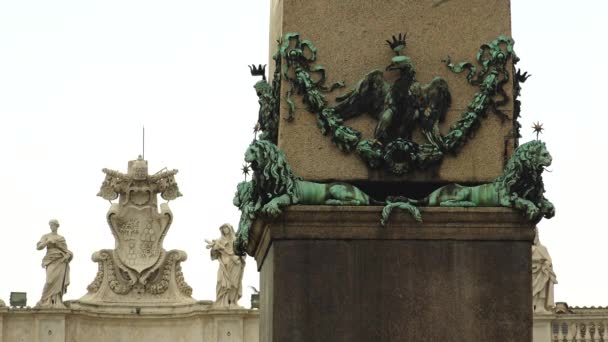 Vaticaan Circa 2019 Rome Italië Vaticaan Peters Basiliek Vaticaanstad Een — Stockvideo