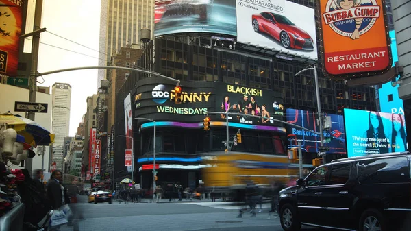 New York City Circa 2019 Circulation Times Square Nuit New — Photo