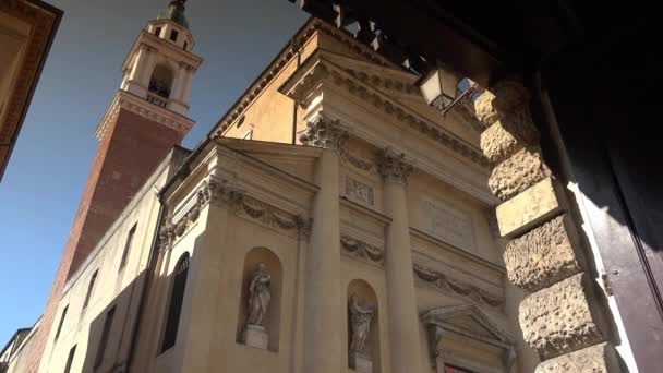 Rua Centro Vicenza Itália — Vídeo de Stock