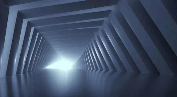 Світло Кінці Тунелю Ілюстрація — стокове фото