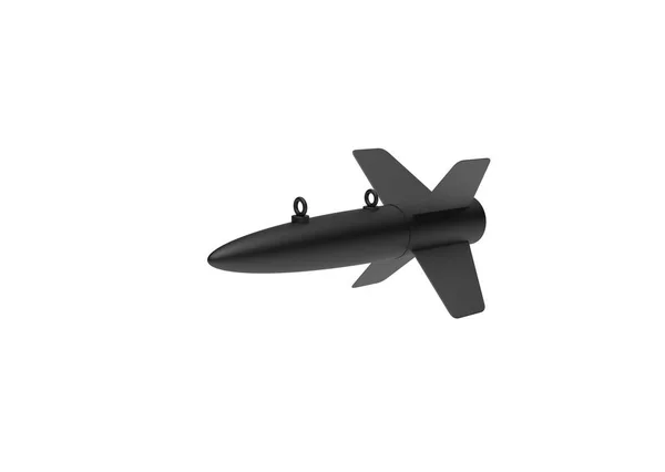 Aerial Bomb on white background. 3d illustration