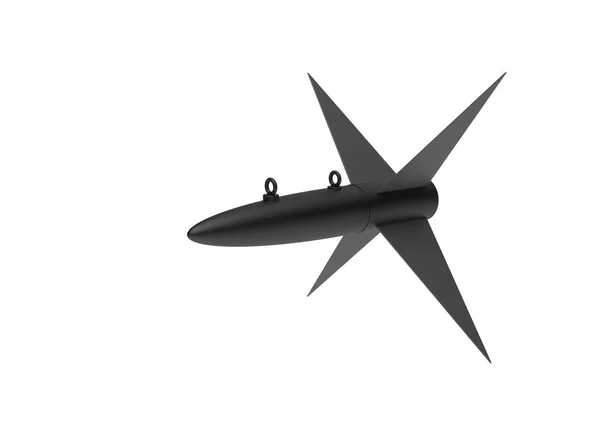 Aerial Bomb on white background. 3d illustration — Stock Photo, Image