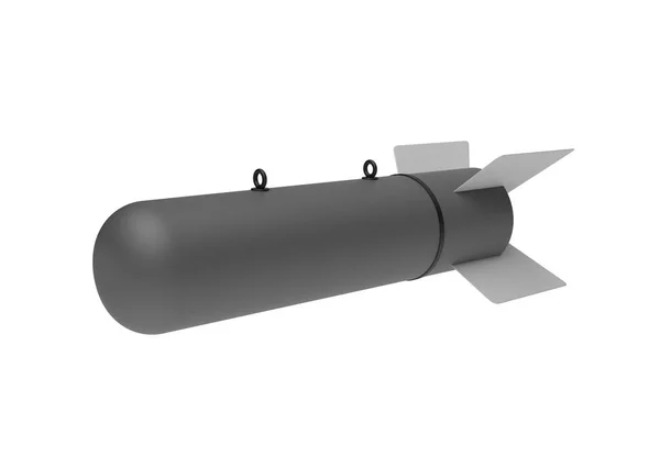 Aerial Bomb on white background. 3d illustration — Stock Photo, Image