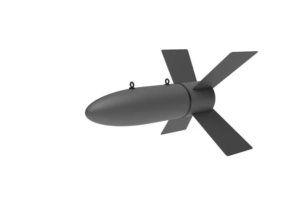 Aerial Bomb on white background. 3d illustration — Stock Photo, Image