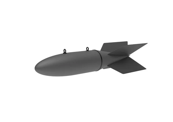 Aerial Bomb on white background. 3d illustration — Stock Photo, Image