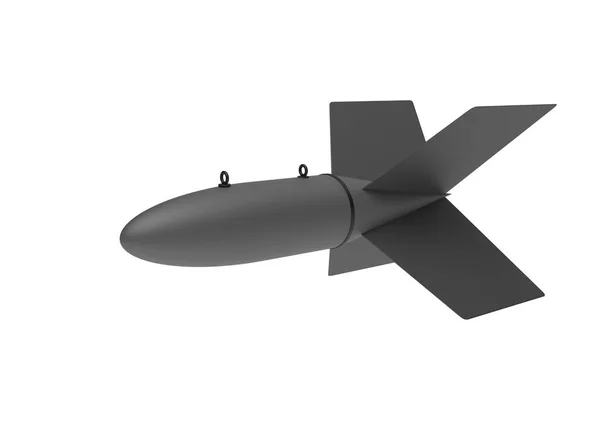 Aerial Bomb on white background. 3d illustration — Stock Photo, Image