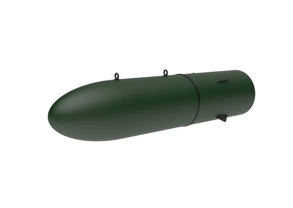 Aerial Bomb on white background. 3d illustration