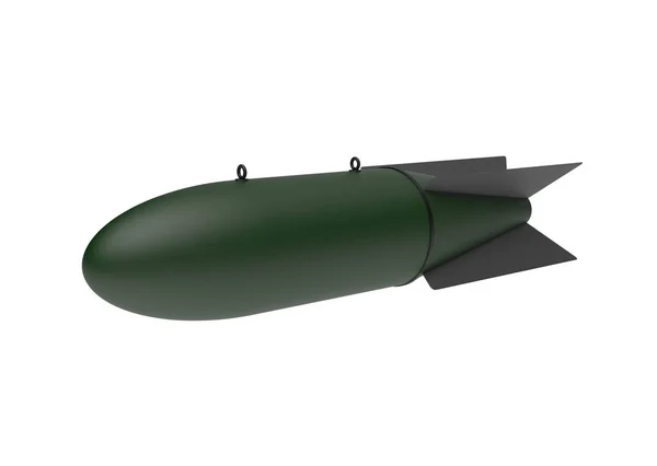 Aerial Bomb on white background. 3d illustration — Stock Photo, Image