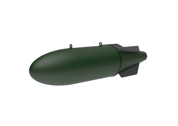 Aerial Bomb on white background. 3d illustration