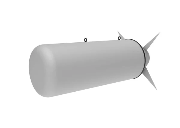 Aerial Bomb on white background. 3d illustration — Stock Photo, Image