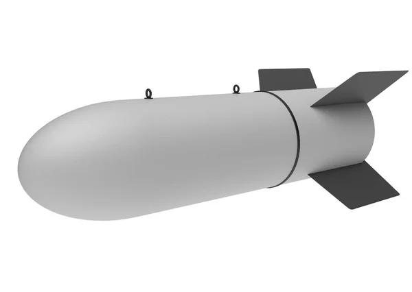 Aerial Bomb on white background. 3d illustration — Stock Photo, Image