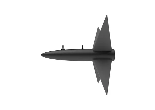 Luchtfoto bom op witte achtergrond. 3D illustratie — Stockfoto
