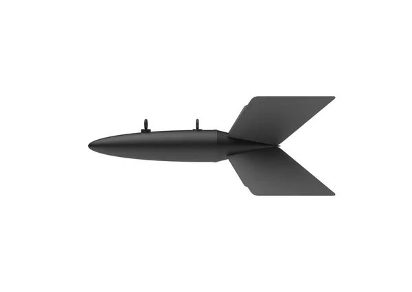 Aerial Bomb on white background. 3d illustration — Stock Photo, Image