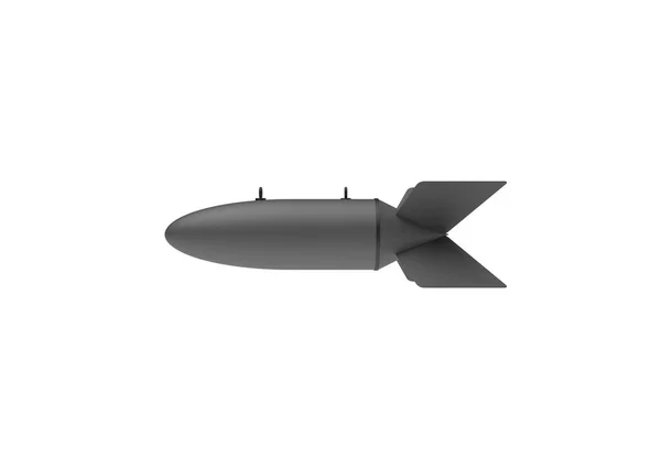 Aerial Bomb on white background. 3d illustration — Stock Photo, Image