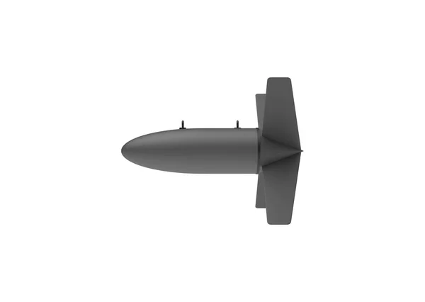 Aerial Bomb on white background. 3d illustration — Stock Photo, Image