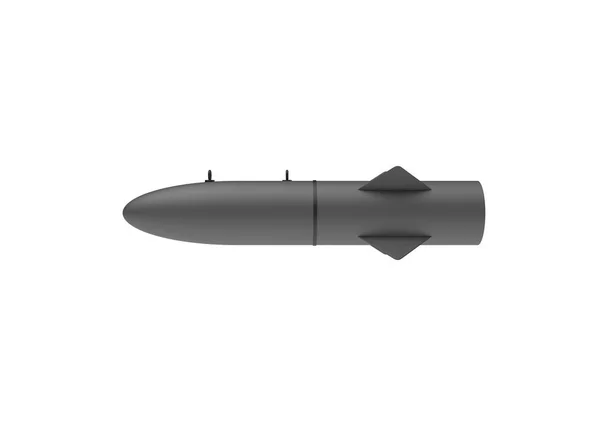 Aerial Bomb on white background. 3d illustration — Stock Photo, Image