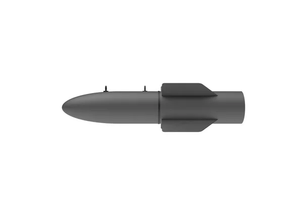 Aerial Bomb on white background. 3d illustration