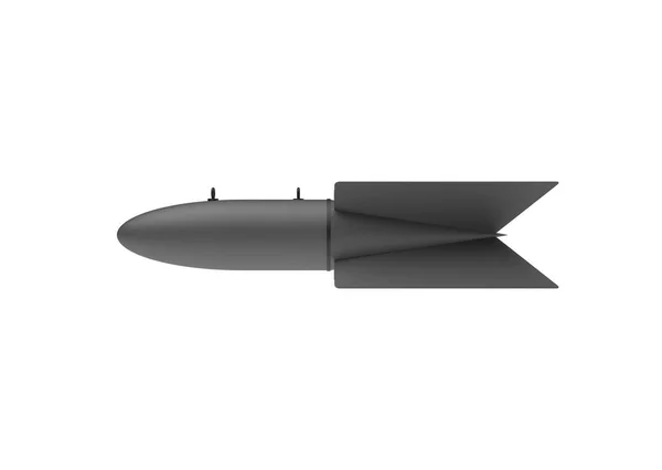 Aerial Bomb on white background. 3d illustration — Stock Photo, Image