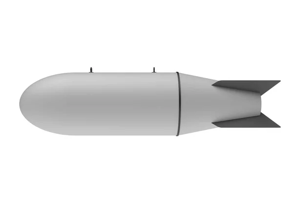 Aerial Bomb on white background. 3d illustration — Stock Photo, Image