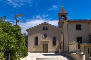 Lopar, Croati 'deki Rab adasındaki Aziz Yahya Kilisesi.