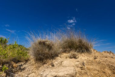 Rab Piramitleri, Kum Kumulları, Lopar, Rab Adası 'ndaki Strucic Sahili, Adanın etrafındaki Yürüyüş Yolu