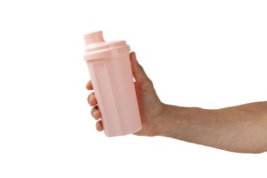 Protein tozu. Protein karışımı. Protein karışımı. Protein karışımı. Beyaz zemin üzerinde izole edilmiş protein karışımı.