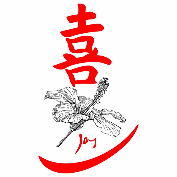 Joy Evangelium Japonské Kanji — Stockový vektor