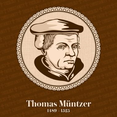 Thomas Muntzer (1489-1525) bir Alman vaiz ve radikal teolog erken reform yapıldı..