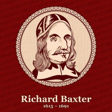 Richard Baxter (1615 - 1691) was an English Puritan church leader, poet, hymnodist, theologian, and controversialist. clipart