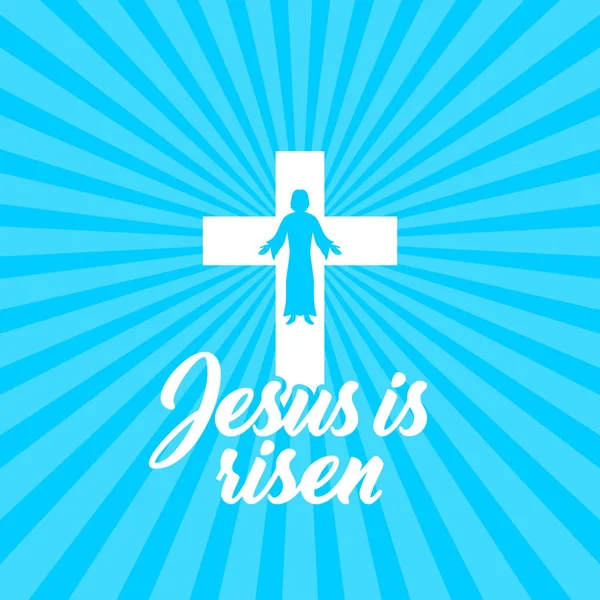 Easter Illustration Jesus Christ Risen — Stock Photo, Image